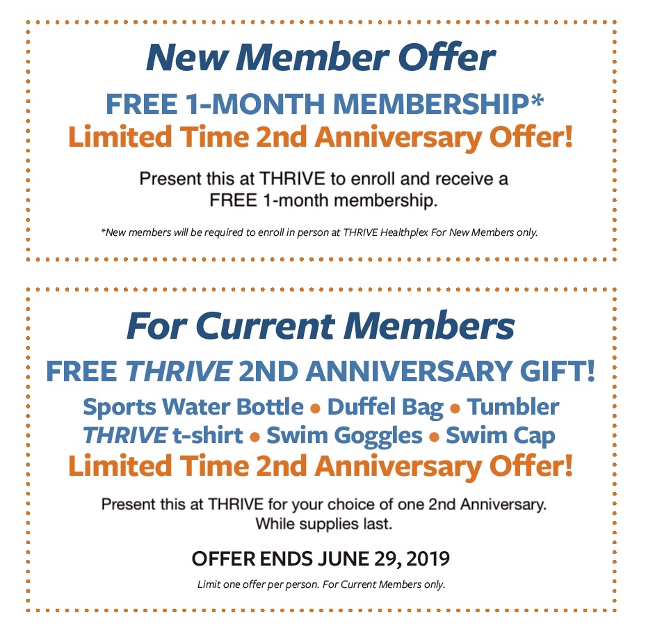 Thrive FREE Membership Offer!